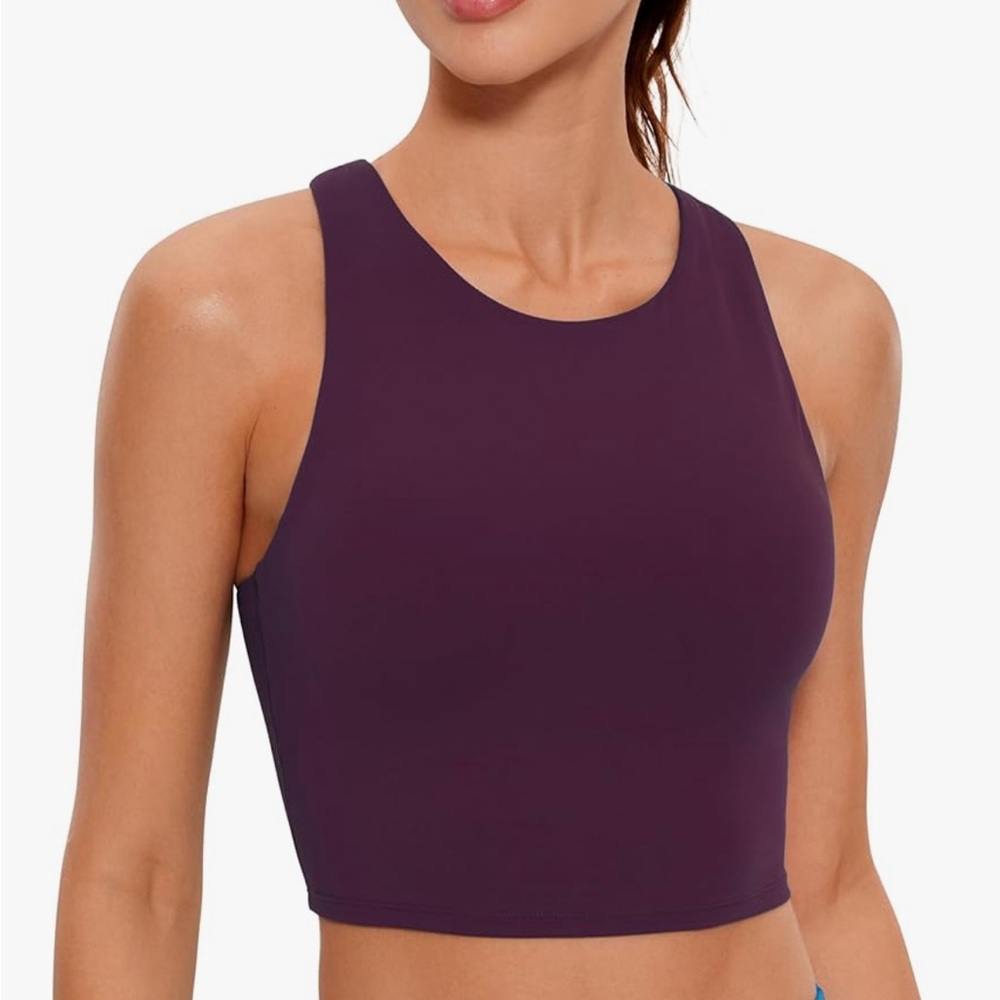 CRZ YOGA butterluxe Purple Racerback Tank